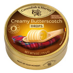 Cavendish & Harvey Creamy Butterscotch Hard Candy Drops, 6 oz Tin