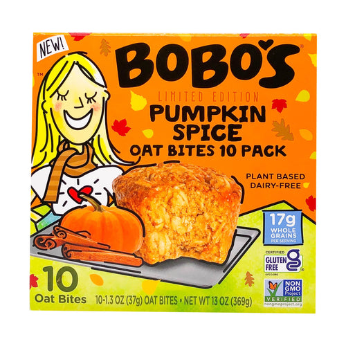 Bobo's Pumpkin Spice Oat Bites, 13 oz
