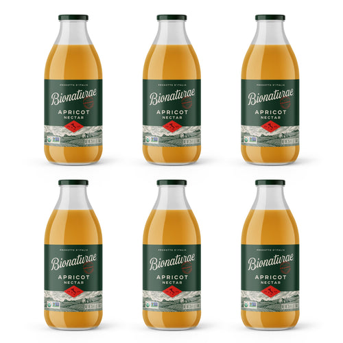 Bionaturae Organic Apricot Nectar, 25.4 oz (Pack of 6)