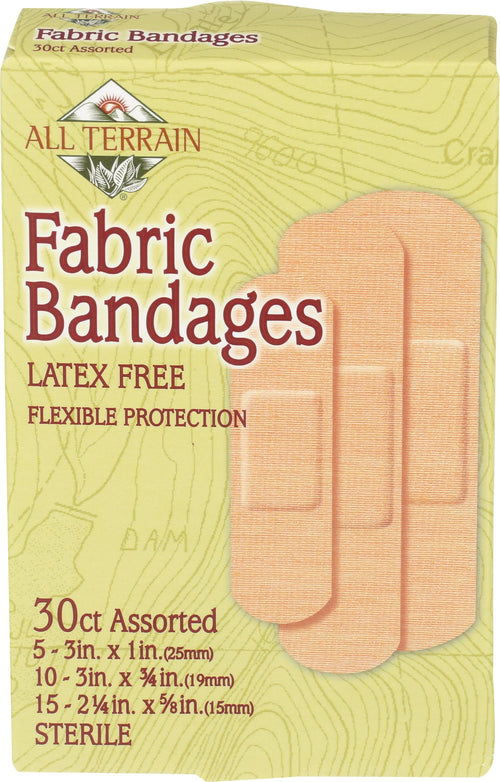 All Terrain Fabric Bandages, Assorted Sizes (30 Count)