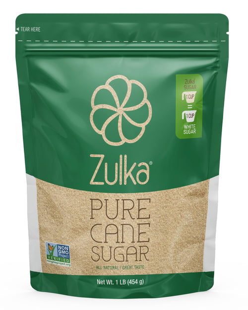 Zulka Azucar Morena Pure Cane Sugar, 1 lb