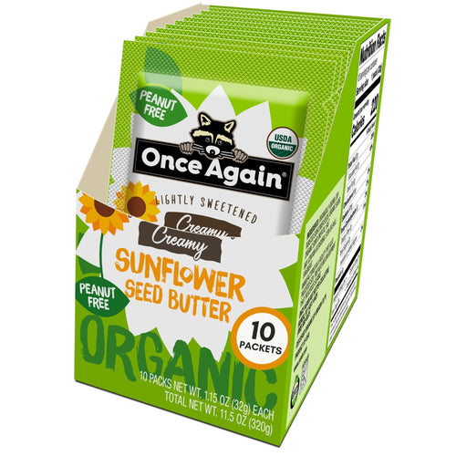Once Again Organic Sunflower Butter Packets, 1.15 oz, 10 Count