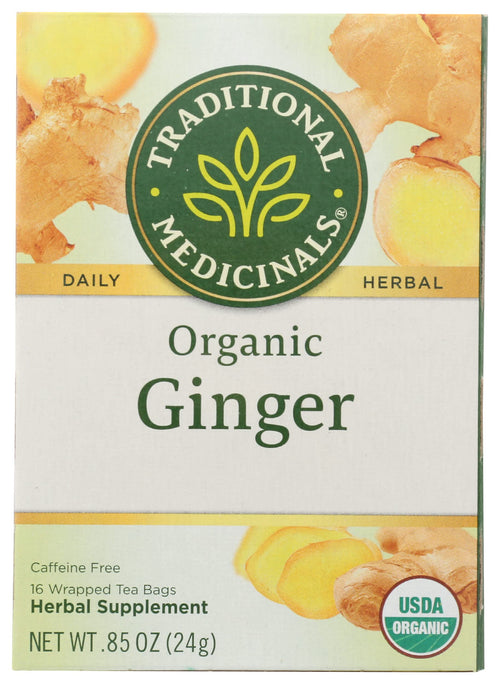 Traditional Medicinals Organic Ginger Herbal Tea, 16 Count (Pack of 2)
