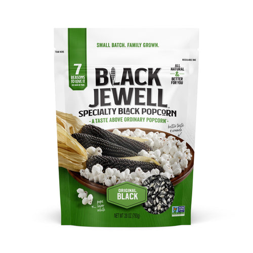 Black Jewell Specialty Heirloom Popcorn Kernels, Original Black, 28.35 oz