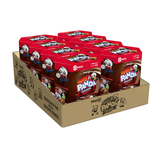 Meiji Chocolate Crème Filled Cookies, 6 oz (Pack of 8)