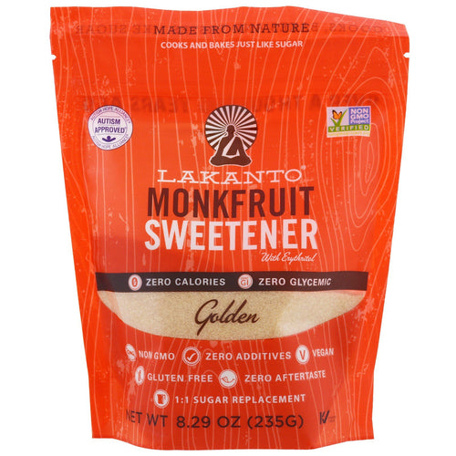 Lakanto Golden Monkfruit Sweetener with Erythritol, 8.29 oz