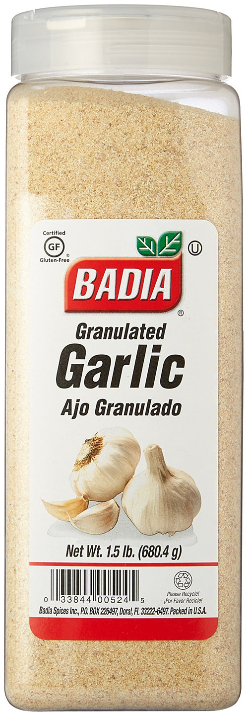 Badia Granulated Garlic, 1.5 lb (Pack of 2)