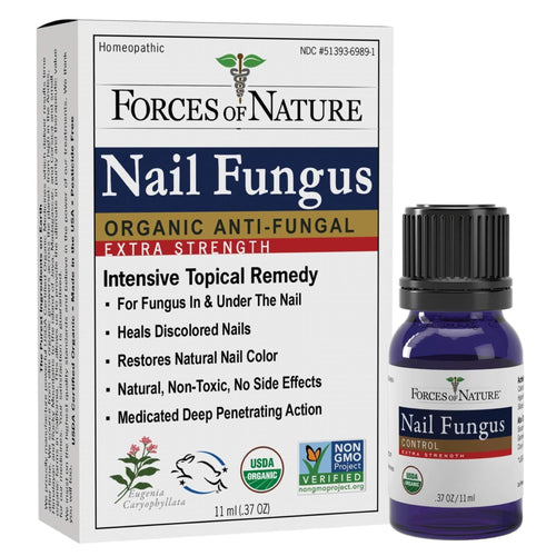 Forces of Nature Organic Nail Fungus Treatment, Extra Strength, 11 ml