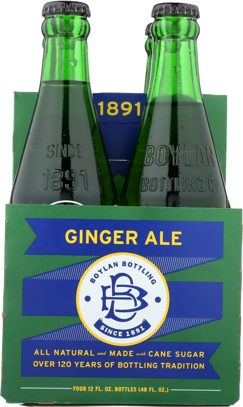 Boylan Bottling Co. Ginger Ale, 12 fl oz (4 Pack)