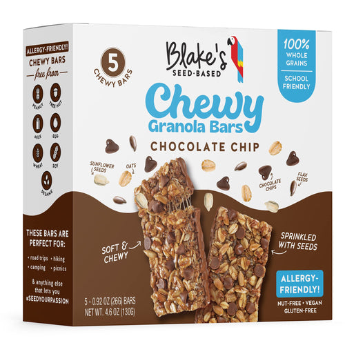 Blake's Seed Based Chewy Granola Bars, Chocolate Chip (5 Count)
