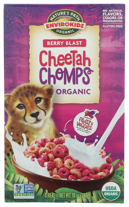 Nature's Path Kids Organic Cheetah Chomps Cereal, 10 oz