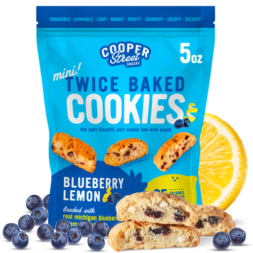 Cooper Street Bakery Lemon Blueberry Cookies, 5 oz