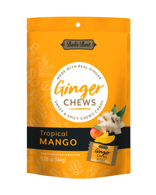 Bali's Best Ginger Chews, Tropical Mango, 5.08 oz