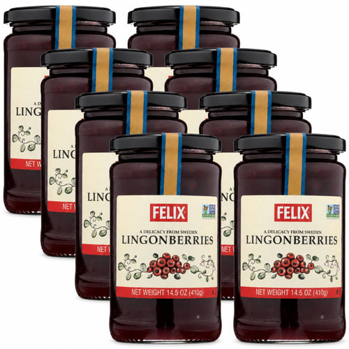 Felix Wild Lingonberry Jam, 14.5 oz (Pack of 8)