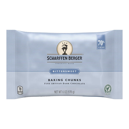Scharffen Berger 70% Cacao Bittersweet Baking Chunks, 6 oz
