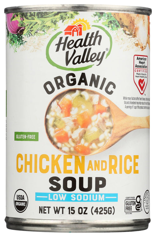 Health Valley No Salt Chicken Rice Soup, 15 oz