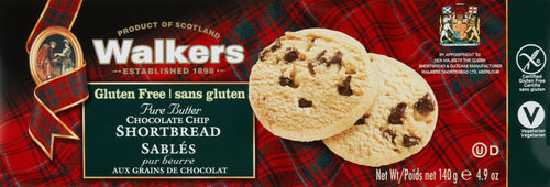 Walker's Gluten-Free Chocolate Chip Shortbread Cookies, 4.9 oz
