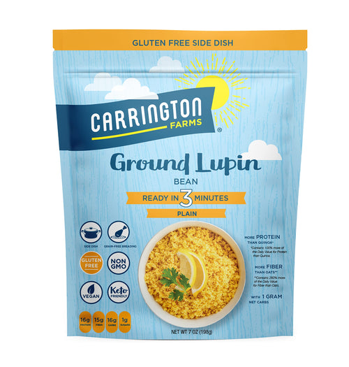 Carrington Farms Ground Lupin Bean, Plain, 7 oz