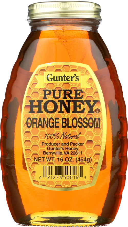 Gunter's Orange Blossom Honey, 16 oz