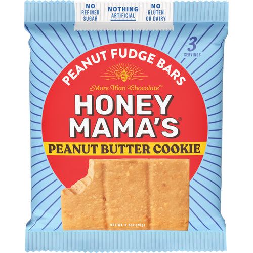 Honey Mama's Peanut Butter Cookie Peanut Fudge Bar, 2.5 oz