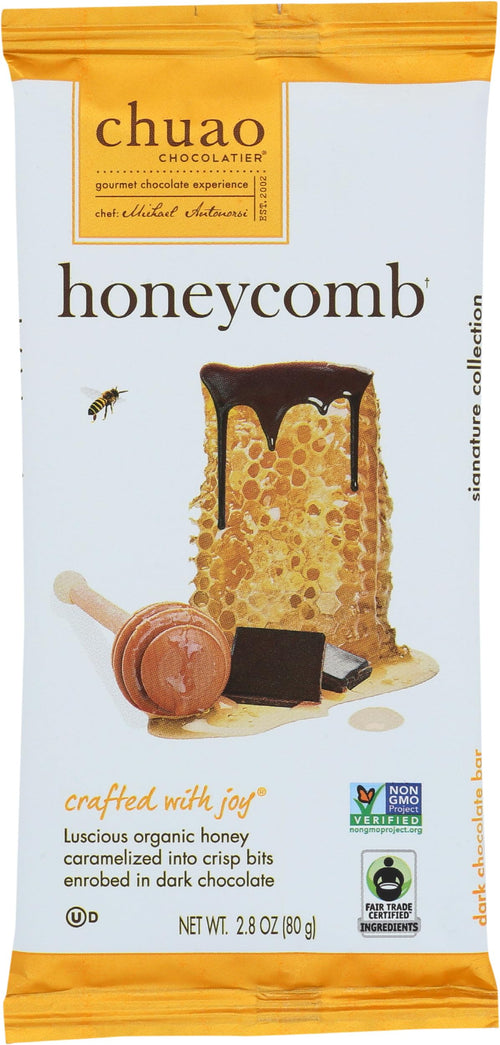 Chuao Chocolate Dark Chocolate Honeycomb Bar, 2.82 oz