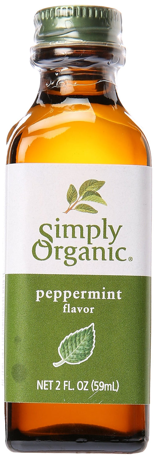 Simply Organic Peppermint Flavor, 2 fl oz