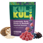 Kuli Kuli Hyaluronic Acid Biotin Gummies with Baobab, 60 Count