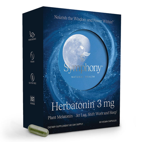 Herbatonin 3 mg Phyto-Melatonin, 60 Vegan Capsules
