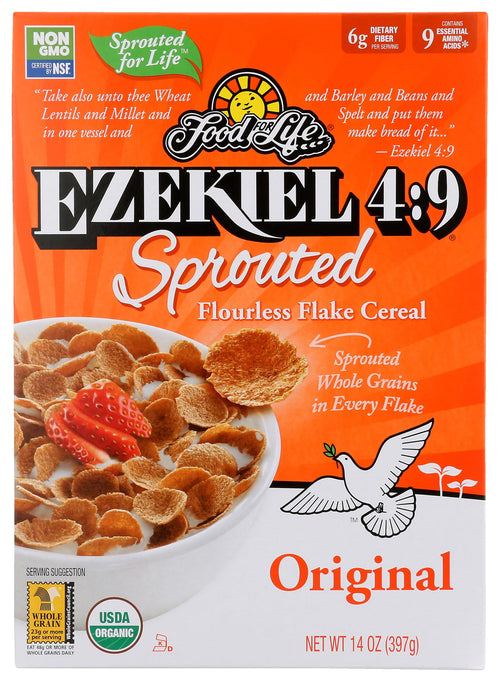 Food for Life Sprouted Flakes Cereal, Original, Organic, 14 oz
