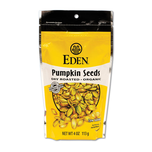 Eden Organic Dry Roasted Pumpkin Seeds, 4 oz