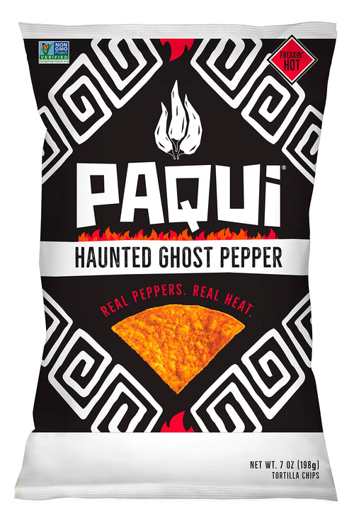 Paqui Haunted Ghost Pepper Tortilla Chips, 7 oz
