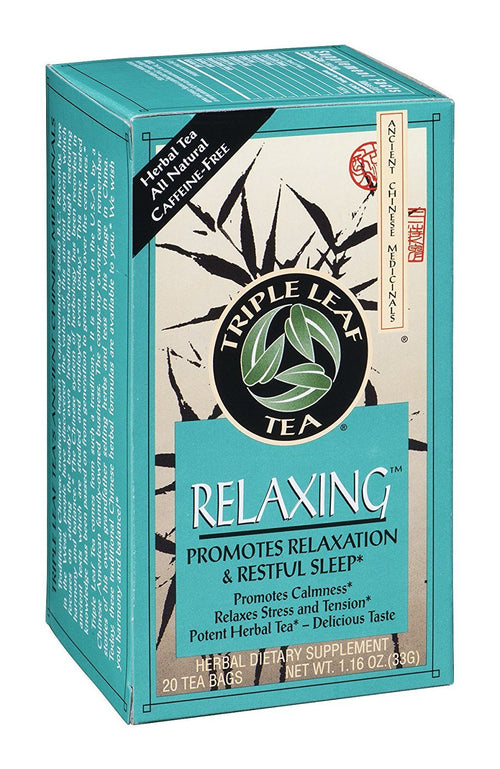 Triple Leaf Tea Relaxing Herb Tea, 20 Tea Bags (Pack of 3)
