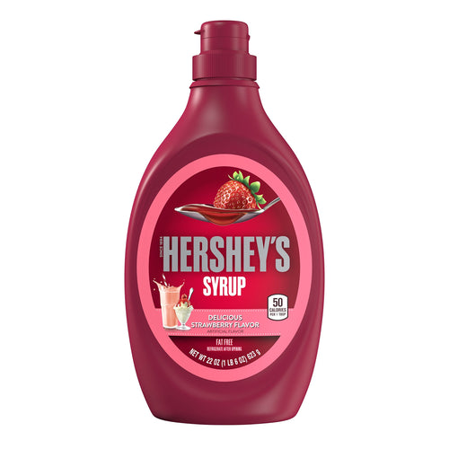 Hershey's Strawberry Syrup, 22 oz (Pack of 6)