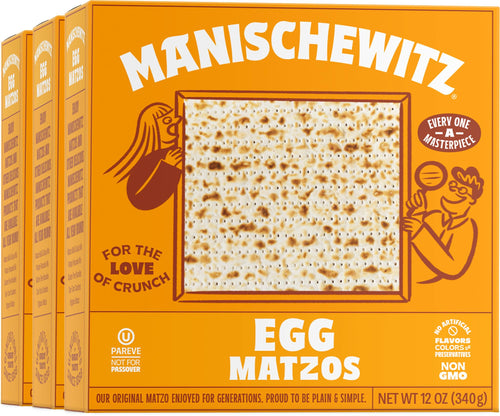 Manischewitz Egg Matzo, 12 oz (Pack of 3)