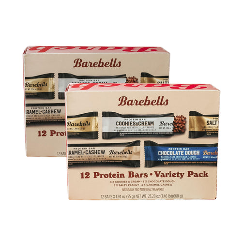 Barebells Classics Protein Bars Variety Pack, 20 g Protein, 24 Bars