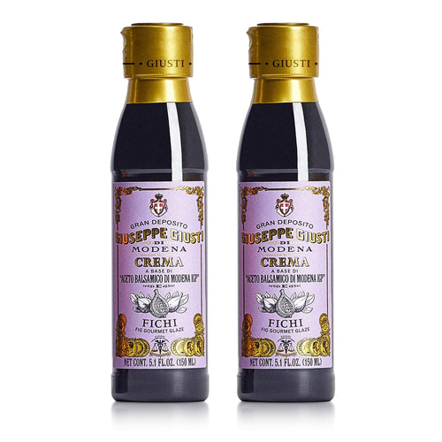 Giusti Fig Glaze with Thick Balsamic Vinegar, 5.07 fl oz (Pack of 2)