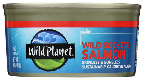Wild Planet Wild Sockeye Salmon, 6 oz