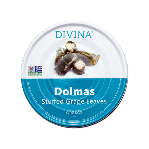 Divina Dolmas Stuffed Grape Leaves, 7 oz (Pack of 12)