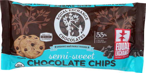 Equal Exchange Organic Semi-Sweet Chocolate Chips, 10 oz