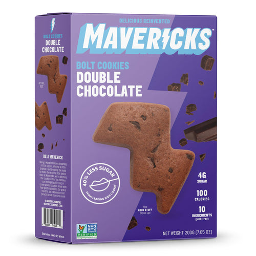 Mavericks Double Chocolate Bolt Cookies, 7 oz