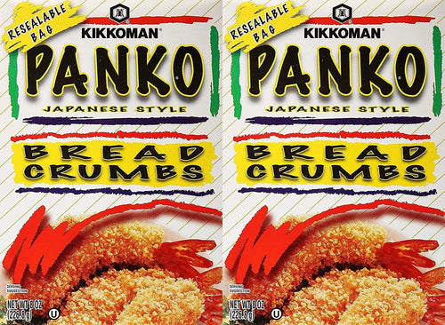 Kikkoman Panko Japanese Style Bread Crumbs, 8 oz (Pack of 2)