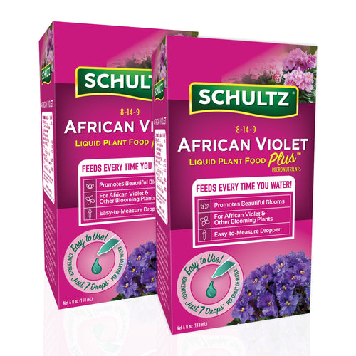 Schultz African Violet Plus Liquid Plant Food 8-14-9, 4 oz (Pack of 2)