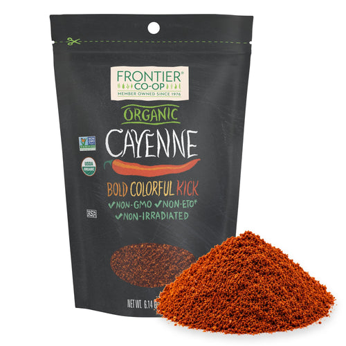 Frontier Co-op Organic Ground Cayenne Pepper, 6.14 oz