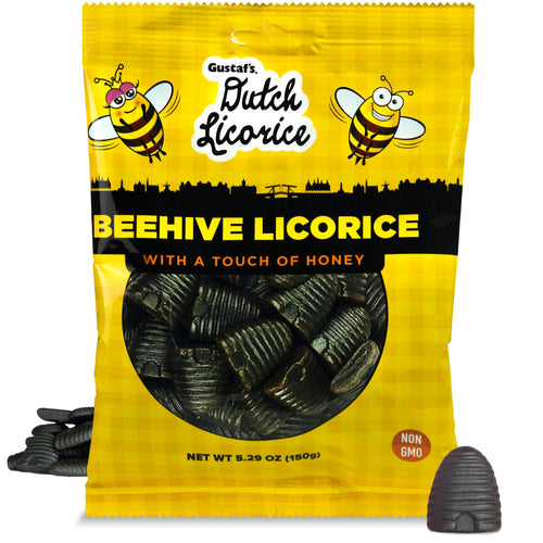 Gustaf's Beehive Honey Dutch Licorice Drops, 5.2 oz Bag