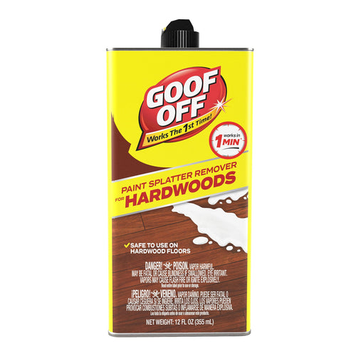 Goof Off Splatter Hardwoods Dried Paint Remover, 12 oz (FG900)