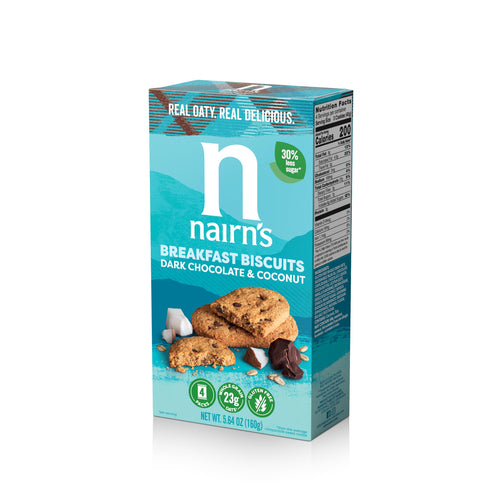 Nairn's Gluten-Free Chocolate and Coconut Breakfast Biscuits, 5.64 oz