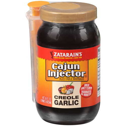 Zatarain's Cajun Injector Creole Garlic Marinade with Injector, 16 fl oz