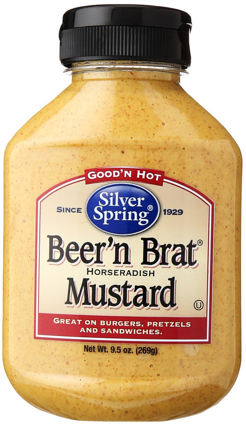 Silver Springs Beer & Brat Mustard, 9.5 oz