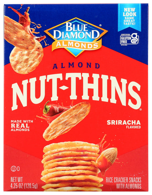 Blue Diamond Nut-Thins Sriracha Almond & Rice Cracker Snack, 4.25 oz