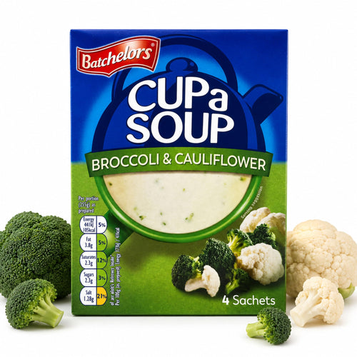 Batchelors Cup a Soup Creamy Broccoli & Cauliflower, 101 g (4 per Pack)